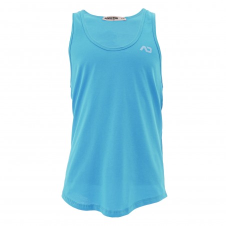 Débardeur U-neck Cotton - turquoise