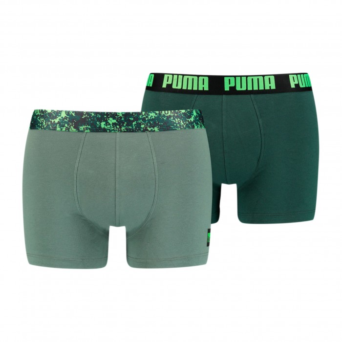  Lot de 2 boxeurs Everyday - kaki - PUMA 701202499-004 