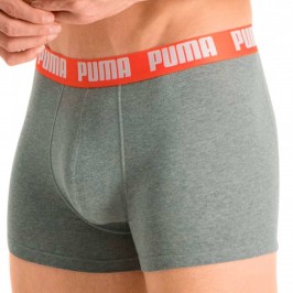  Boxer Basic - gris et noir (Lot de 2) - PUMA 521015001-305 