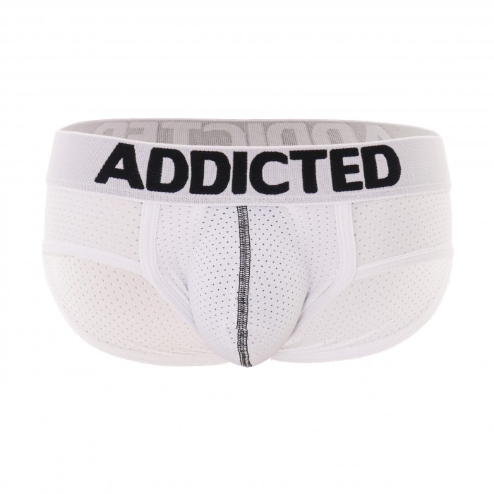White PushUp Slip Briefs for man brand ADDICTED for sale online a...