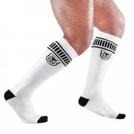  Chaussettes Footish Blanc/Noir - TOF PARIS S0001BN 