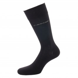  Coffret de 3 paires de chaussettes avec logo - noir et gris - CALVIN KLEIN 100004543-001 