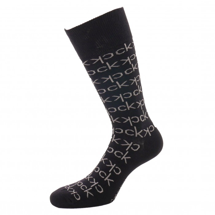  Coffret de 3 paires de chaussettes avec logo - noir et gris - CALVIN KLEIN 100004543-001 