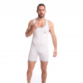  Hypnos - Slip'n Bodysuit Blanc - L'HOMME INVISIBLE HW157-HYP-002 