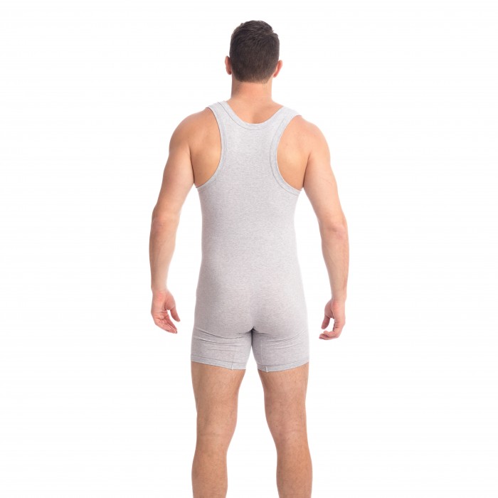  Hypnos - Slip'n Bodysuit Gris - L'HOMME INVISIBLE HW157-HYP-GC1 