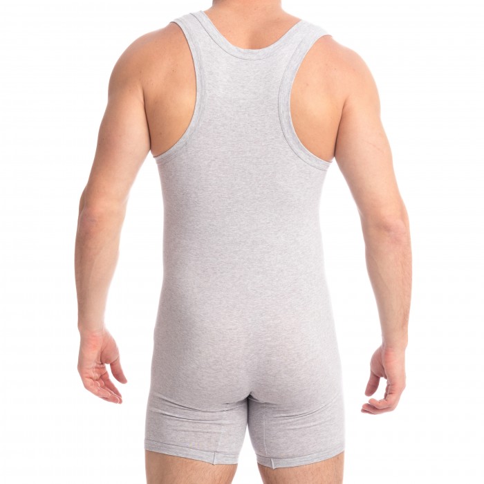  Hypnos - Slip'n Bodysuit Gris - L'HOMME INVISIBLE HW157-HYP-GC1 