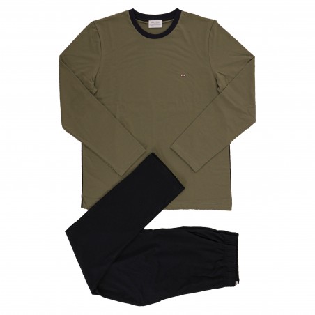 Pigiama Eden Park cotone organico - khaki