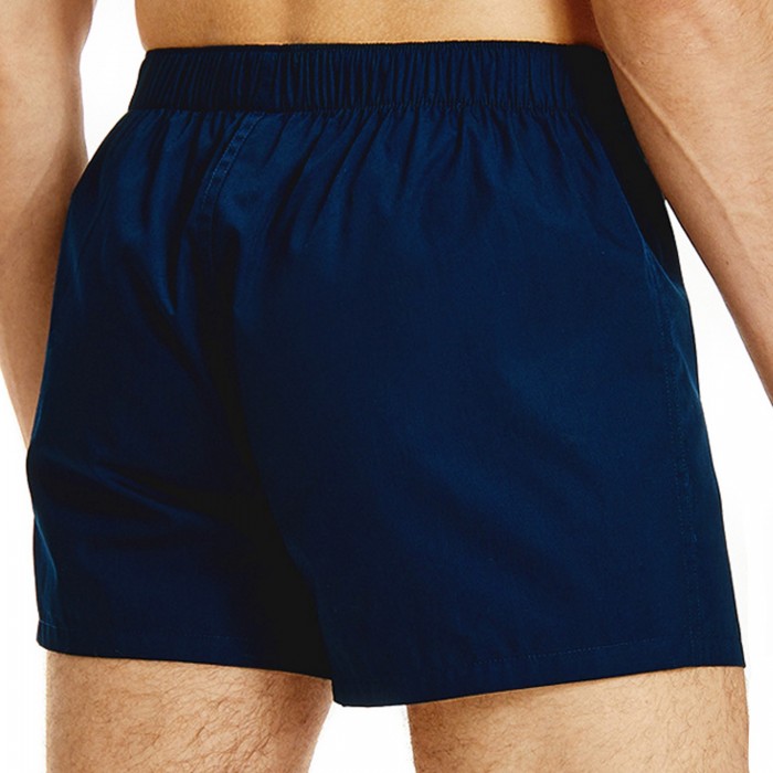  2er-Pack Boxer-Shorts aus Bio-Baumwolle - Burgund und navy - TOMMY HILFIGER UM0UM02188-0SD - per 
