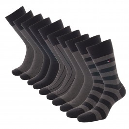 Pack de 5 pares de calcetines para regalo - negro - TOMMY HILFIGER 701210549-002