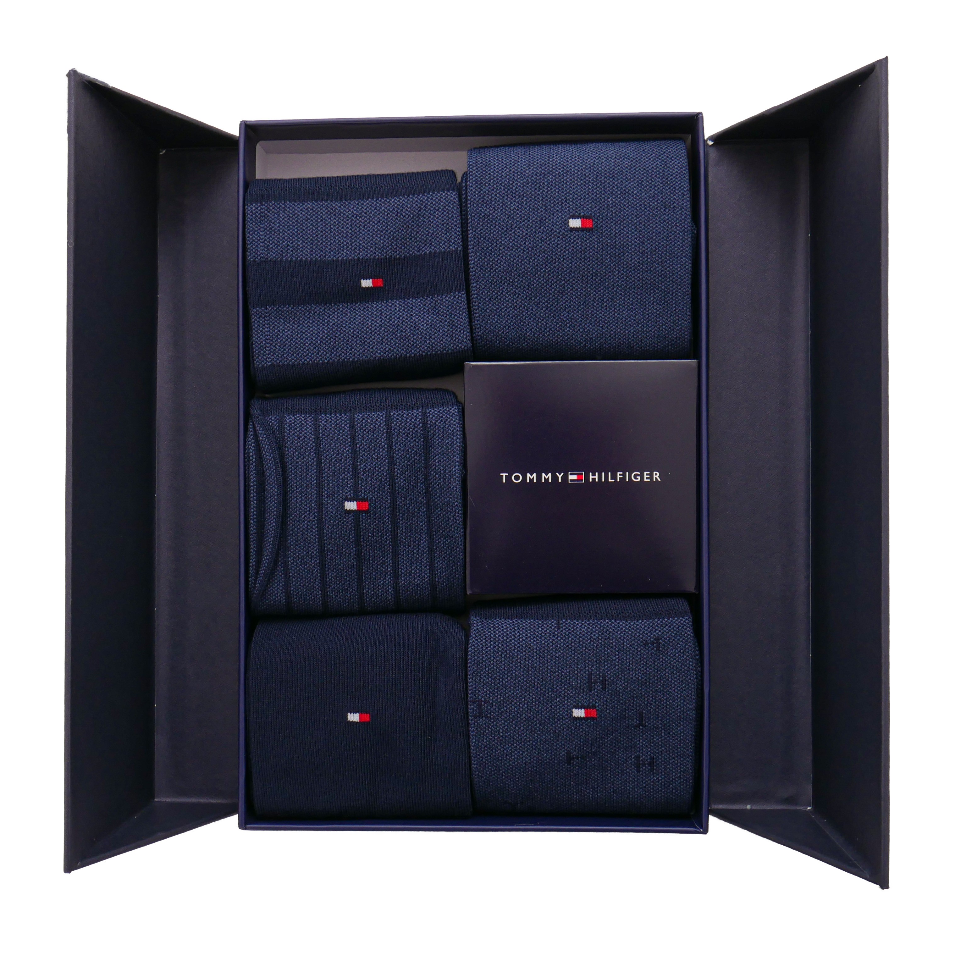 5-Pack Gift Bird's Eye Socks - navy: Packs for man brand Tommy