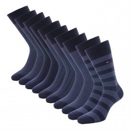 Pack de 5 pares de calcetines para regalo - navy - TOMMY HILFIGER 701210549-001