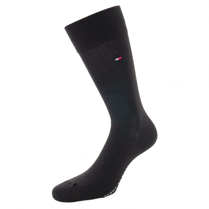  5er-Pack gestreifte und gepunktete Socken - schwarz - TOMMY HILFIGER 701210550-002 