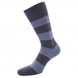  5er-Pack gestreifte und gepunktete Socken - jeans - TOMMY HILFIGER 701210550-003 