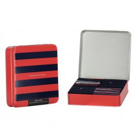 4-Pack Gift Box Stripe Socks - navy - TOMMY HILFIGER 701210548-001 