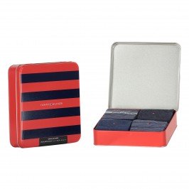  4-Pack Gift Box Stripe Socks - jeans - TOMMY HILFIGER 701210548-003 