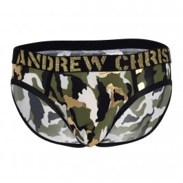 Glam Camouflage Brief w/ Almost Naked - ANDREW CHRISTIAN 92174-MULTI