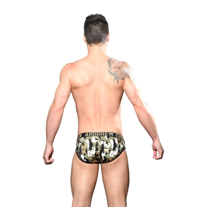  Glam Camouflage Brief w/ Almost Naked - ANDREW CHRISTIAN 92174-MULTI 