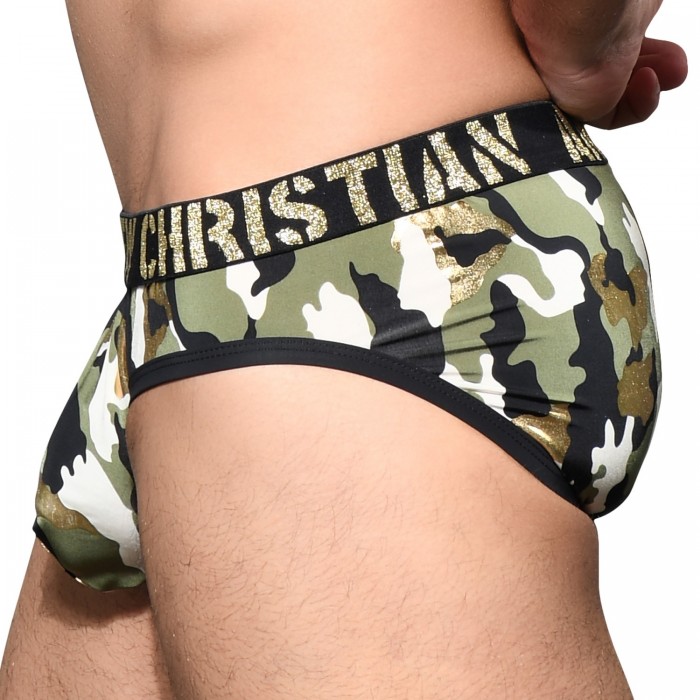  Glam Camouflage Brief w/ Almost Naked - ANDREW CHRISTIAN 92174-MULTI 