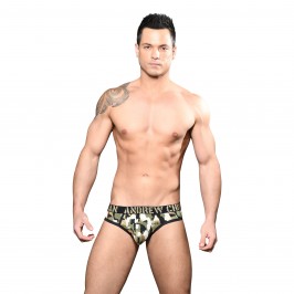  Glam Camouflage Brief w/ Almost Naked - ANDREW CHRISTIAN 92174-MULTI 
