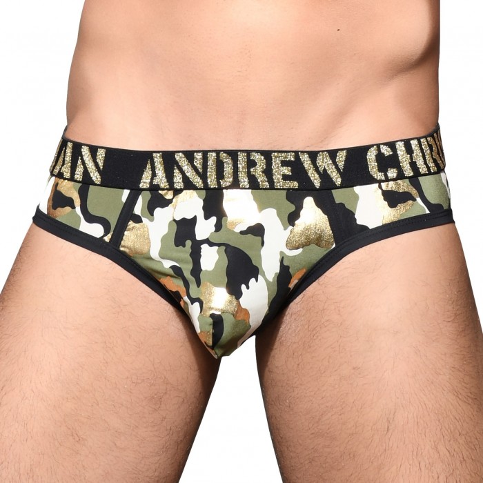  Glam Camouflage Brief w/ Almost Naked - ANDREW CHRISTIAN 92174-MULTI 