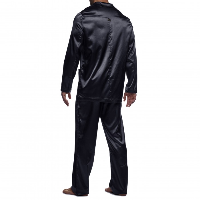  Pyjama Core Satin - noir - MODUS VIVENDI 21652-BLACK 