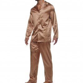  Pyjama Core Satin - marron - MODUS VIVENDI 21652-BROWN 