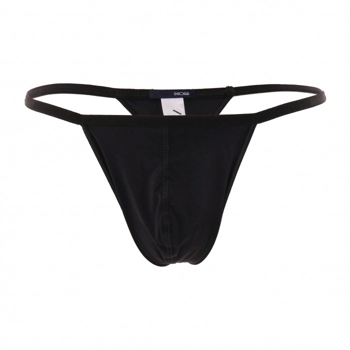 G-String Plume noir - HOM 359931 0004