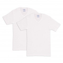 Set of 2 white T-shirts,...