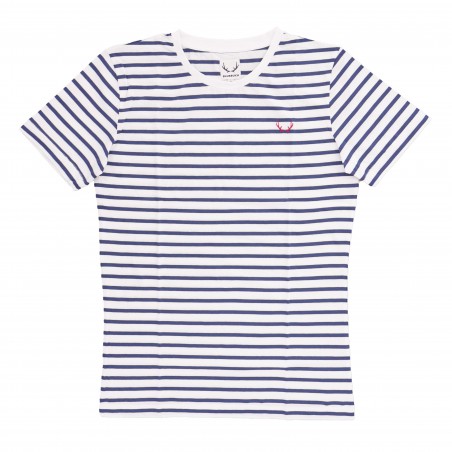 Navy White T-shirt