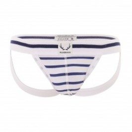 JockStrap blanc marin - ref :  JO-WSWB 