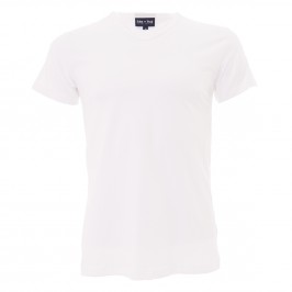 Tee-Shirt Uni col V blanc - EDEN PARK E351E60 001