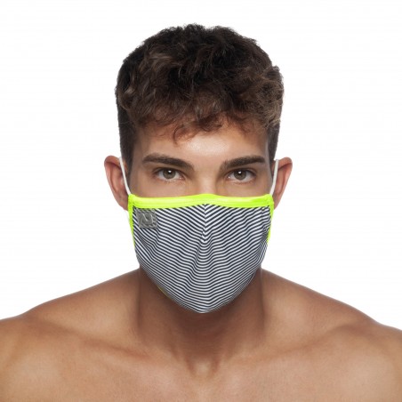 Striped mask - marine
