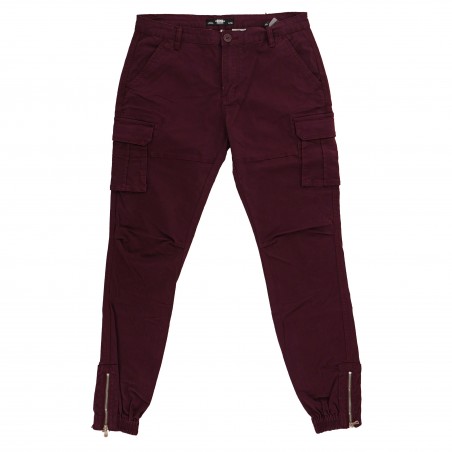 Cargo - burgundy trousers