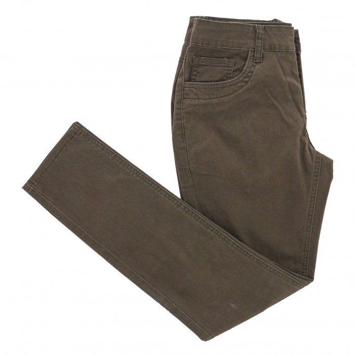  Pantalon Slim - kaki - ES COLLECTION ESJ057-C12 