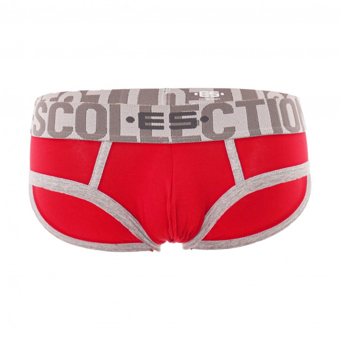 Slip seconde peau - rouge - ES COLLECTION UN422-C06