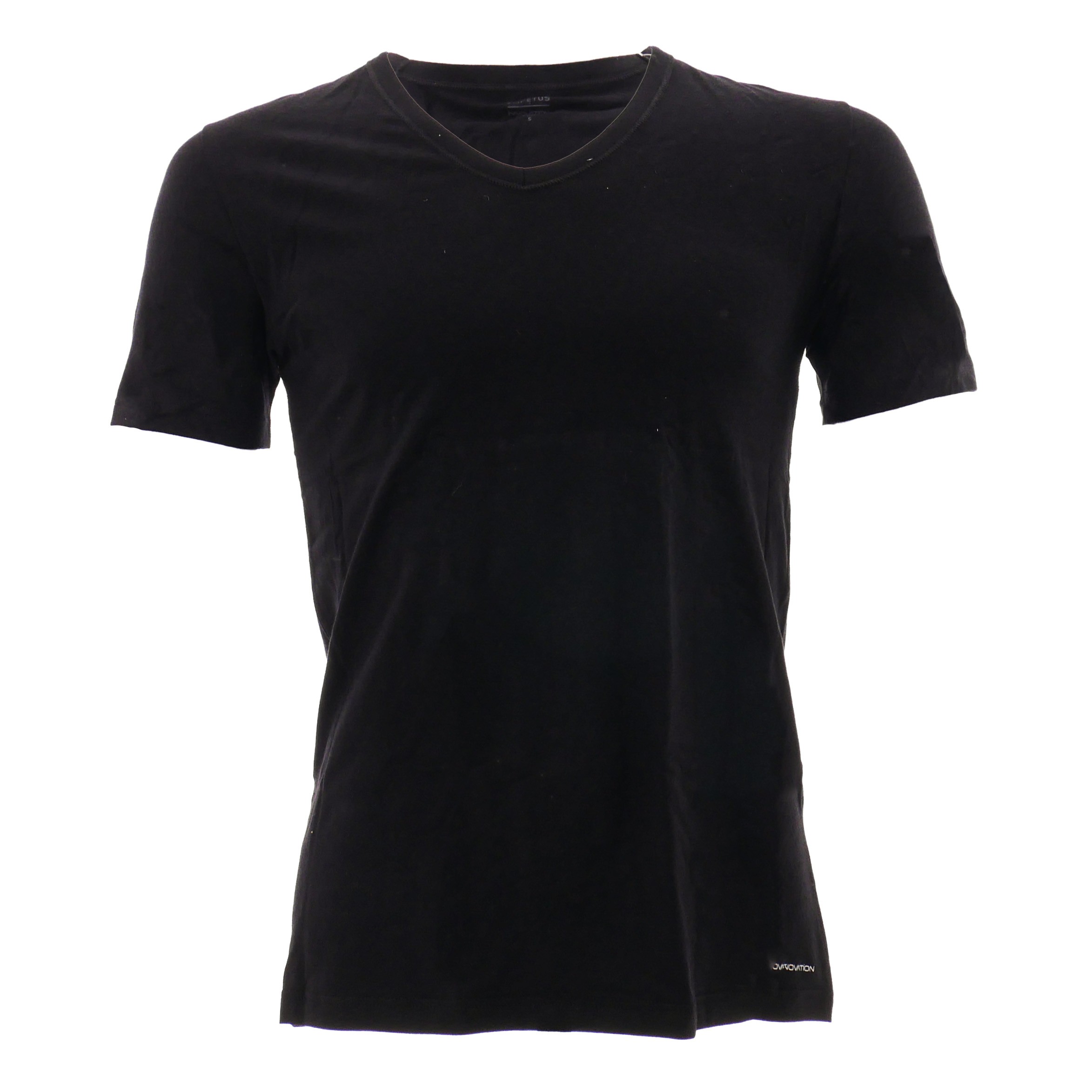 Schwarze Innovation V-Neck T-Shirt, Temperaturregler