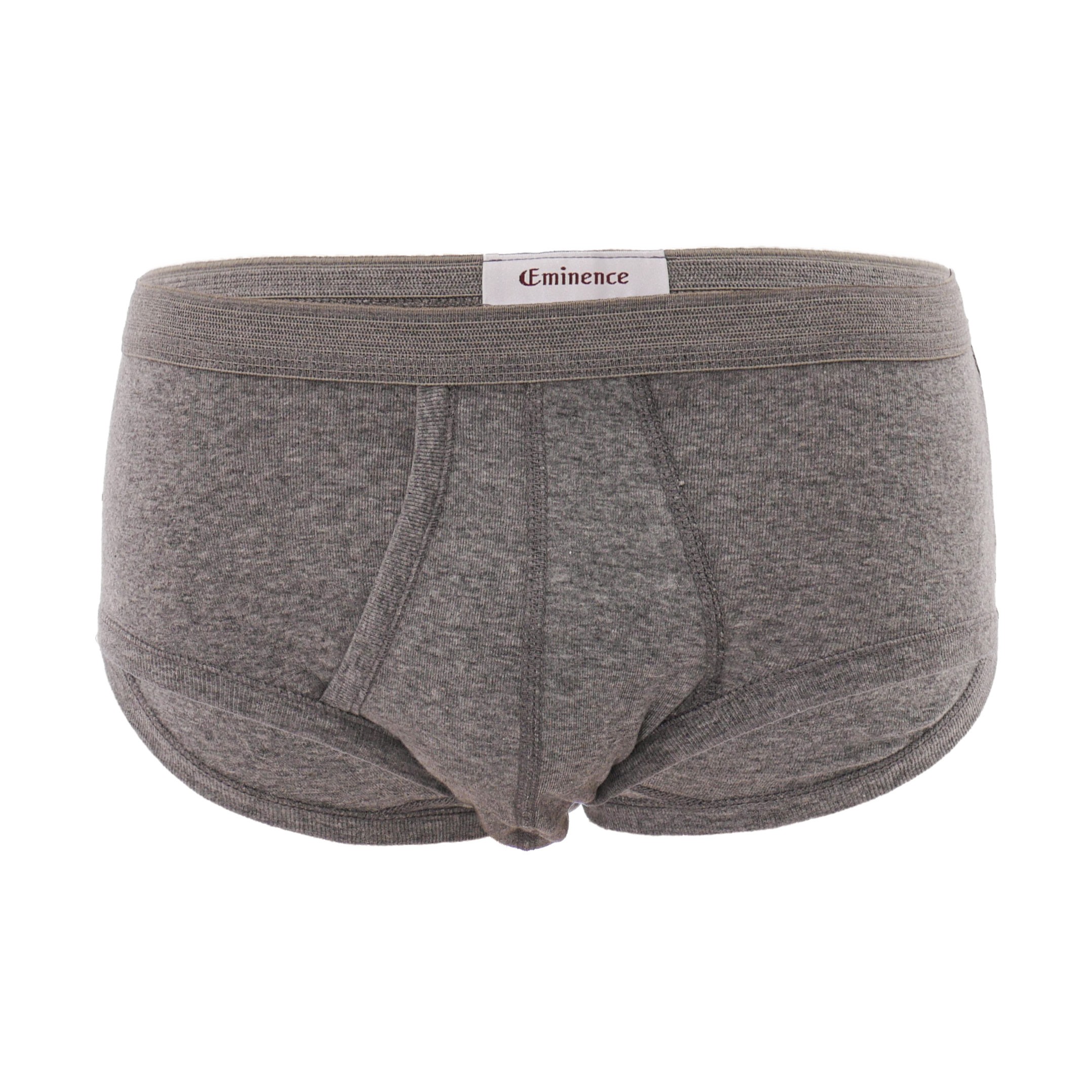 Slip 108 high waist grey marled, open, pure hypoallergenic cotton