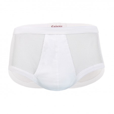 White high-waisted brief, soft stitch