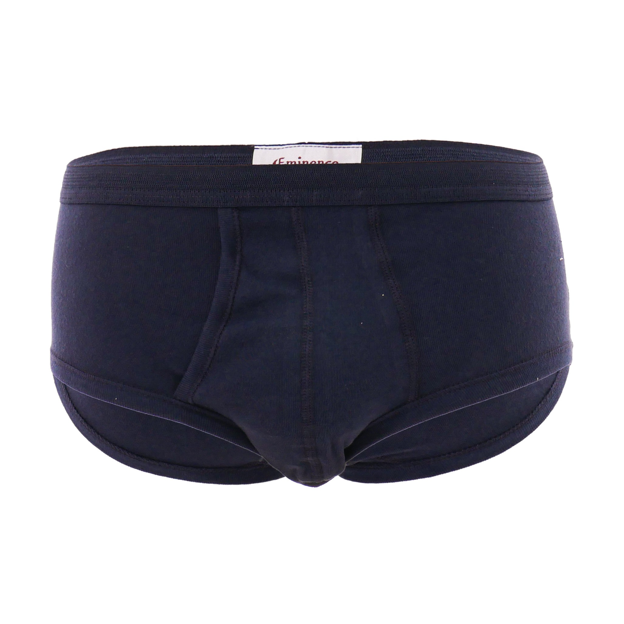 Brief 108 high waist Navy, open, pure hypoallergenic cotton