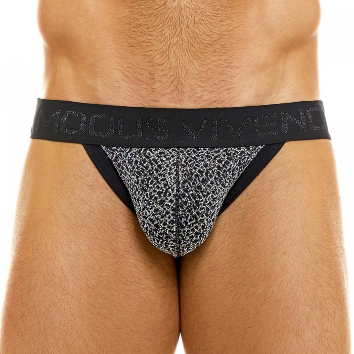 King Cheetah Jockstrap - gun metal: Briefs for man brand Modus Vive