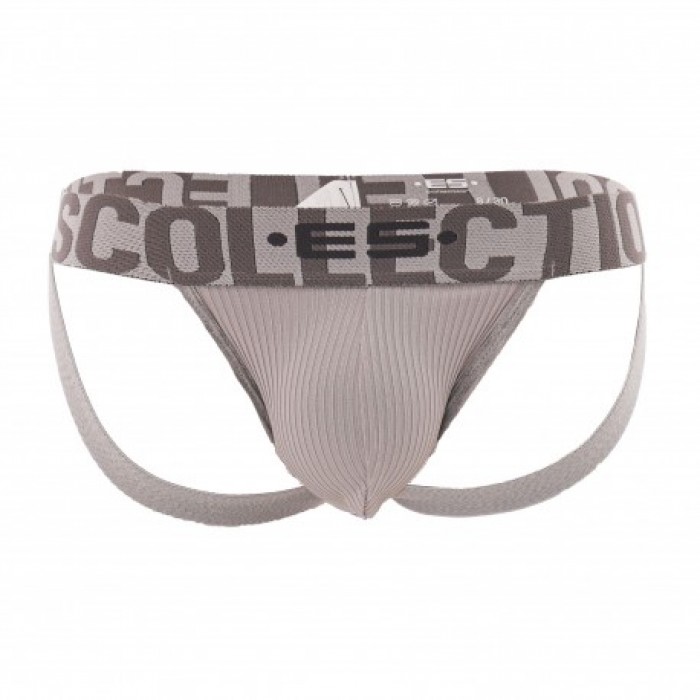  Jockstrap Recycled Rib - gris - ES COLLECTION UN494-C11 