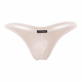 Mini Pushup string beach & underwear - blanc cassé - WOJOER 320B15-W