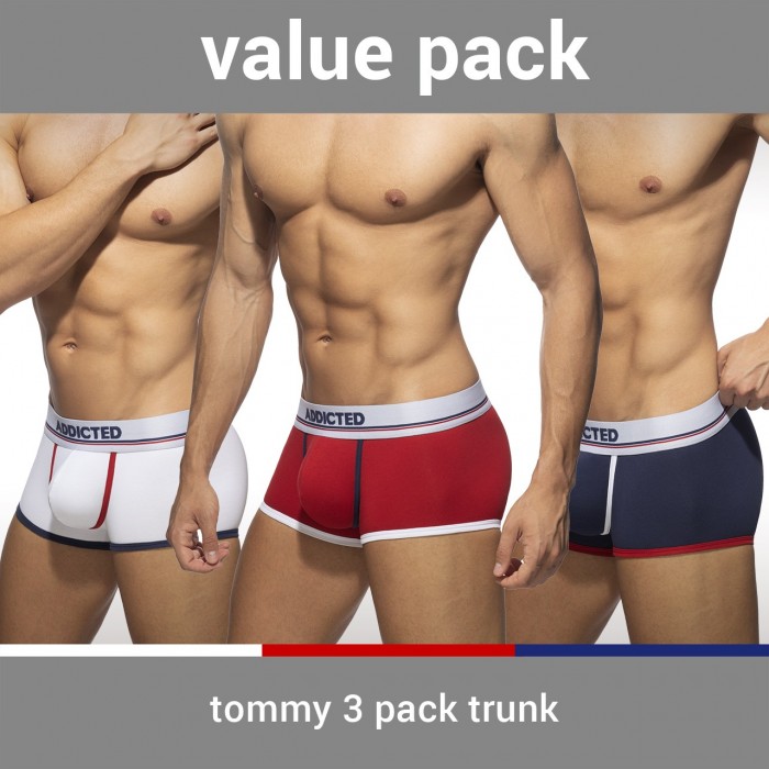  Boxer Tommy (lot de 3) - ADDICTED AD1009P 