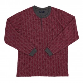  Pyjama Felpa imprimé géométrique - rouge - GUASCH GP760-659 
