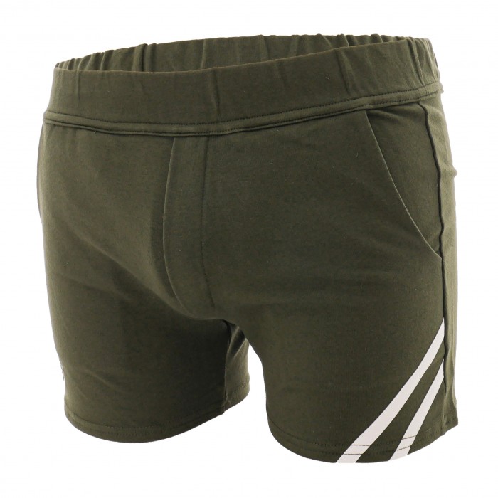 Paris Shorts Khaki/white - TOF PARIS SH0009KB