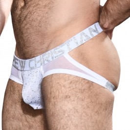  Jock Snow Sheer w/ Almost Naked - ANDREW CHRISTIAN 92249-WHTSL 