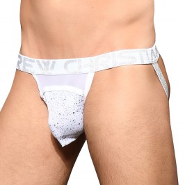  Snow Sheer Arch Jock w/ Almost Naked - ANDREW CHRISTIAN 92248-WHTSL 