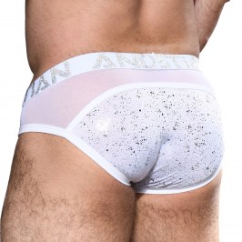  Brief Snow Sheer Arch w/ Almost Naked - ANDREW CHRISTIAN 92247-WHTSL 