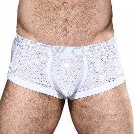  Boxer Snow Sheer w/ Almost Naked - ANDREW CHRISTIAN 92251-WHTSL 