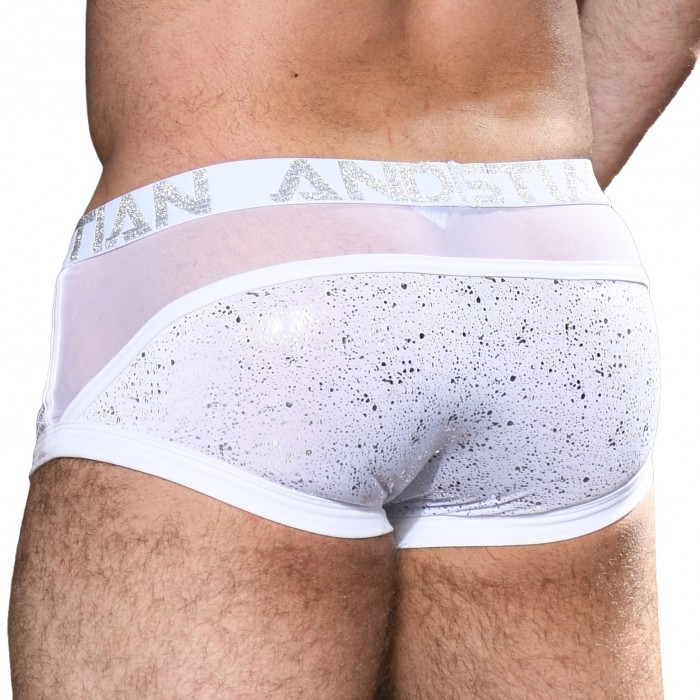  Boxer Snow Sheer w/ Almost Naked - ANDREW CHRISTIAN 92251-WHTSL 